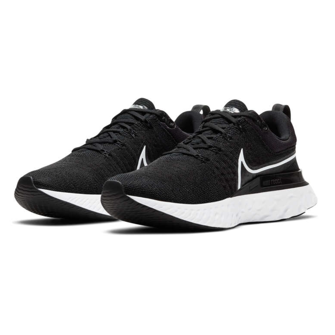 Mens Nike Infinity React Flyknit 2 Black/White