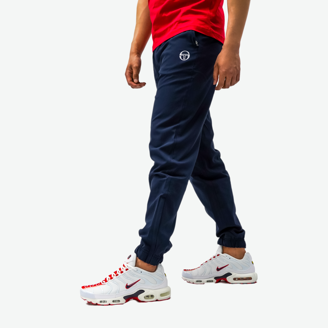 Mens Sergio Tacchini Trackpants Navy