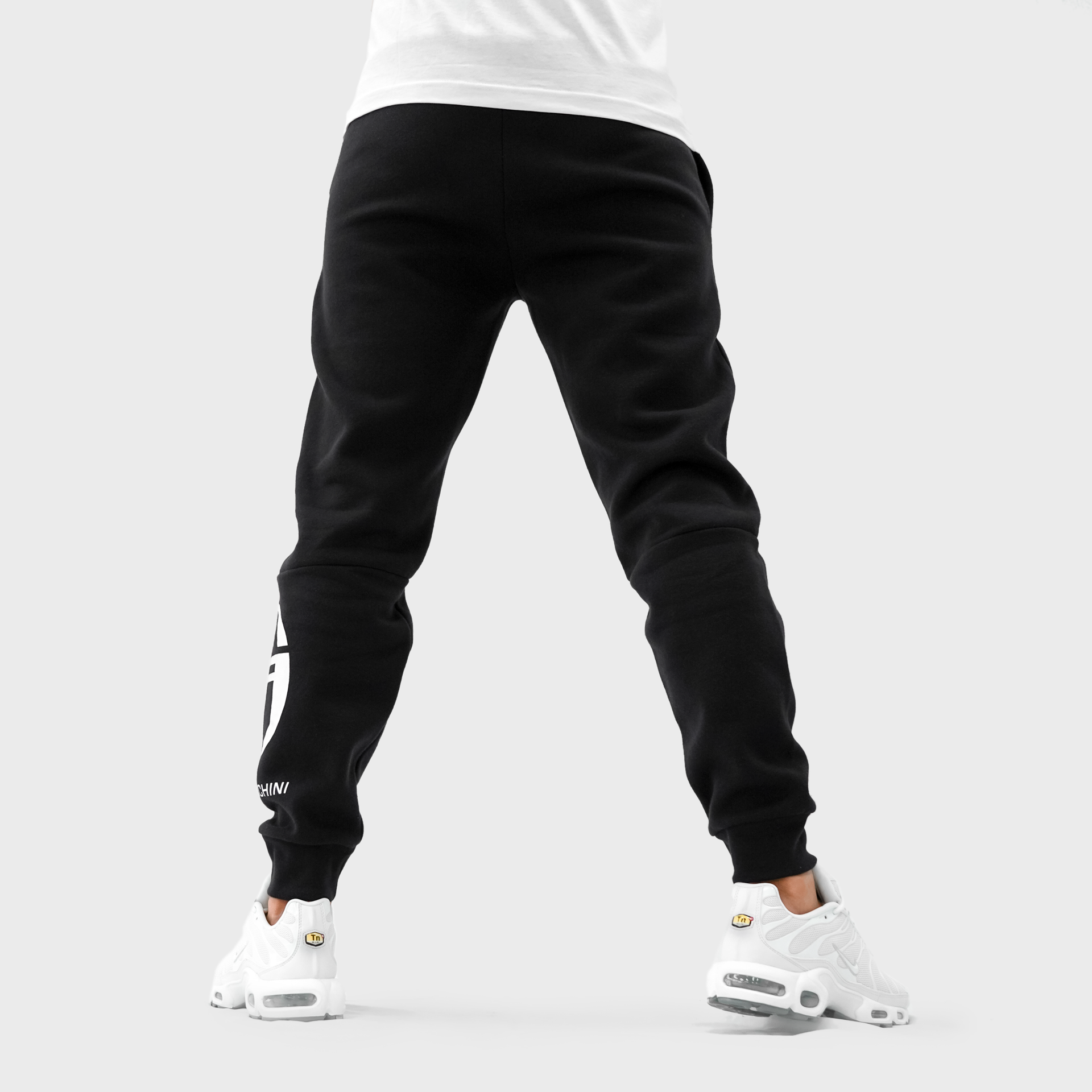 Mens Sergio Tacchini Logo Sweatpants Black