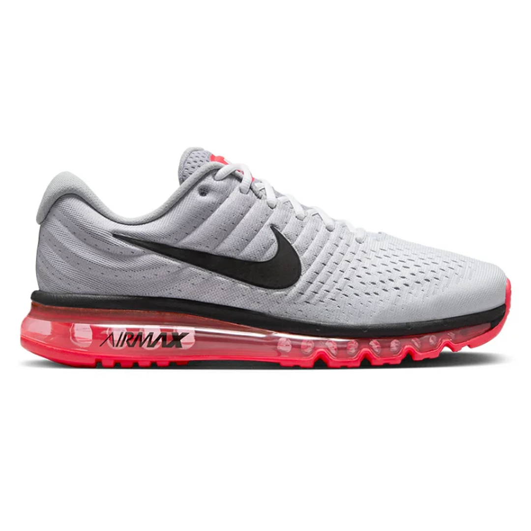 Mens Nike Air Max 2017 Wolf Grey Hot Punch RaysLocker