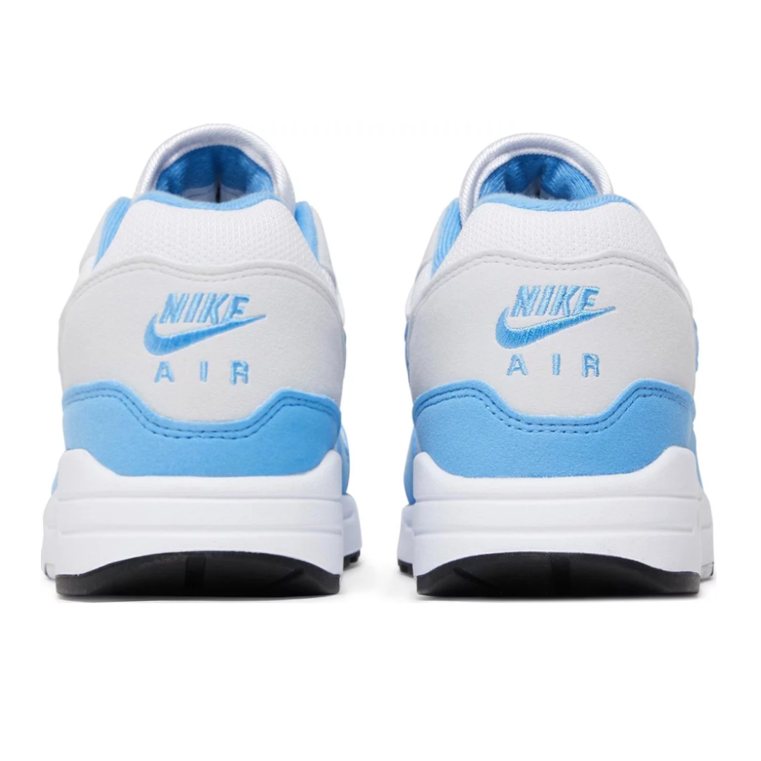 Mens Nike Air Max 1 White/University Blue