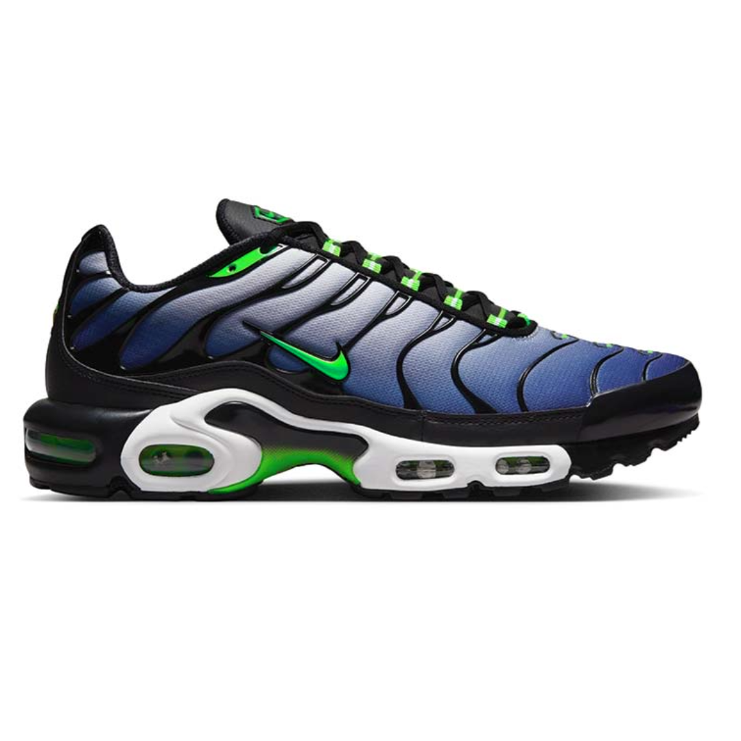Mens Nike Air Max Plus TN Black Scream Green RaysLocker