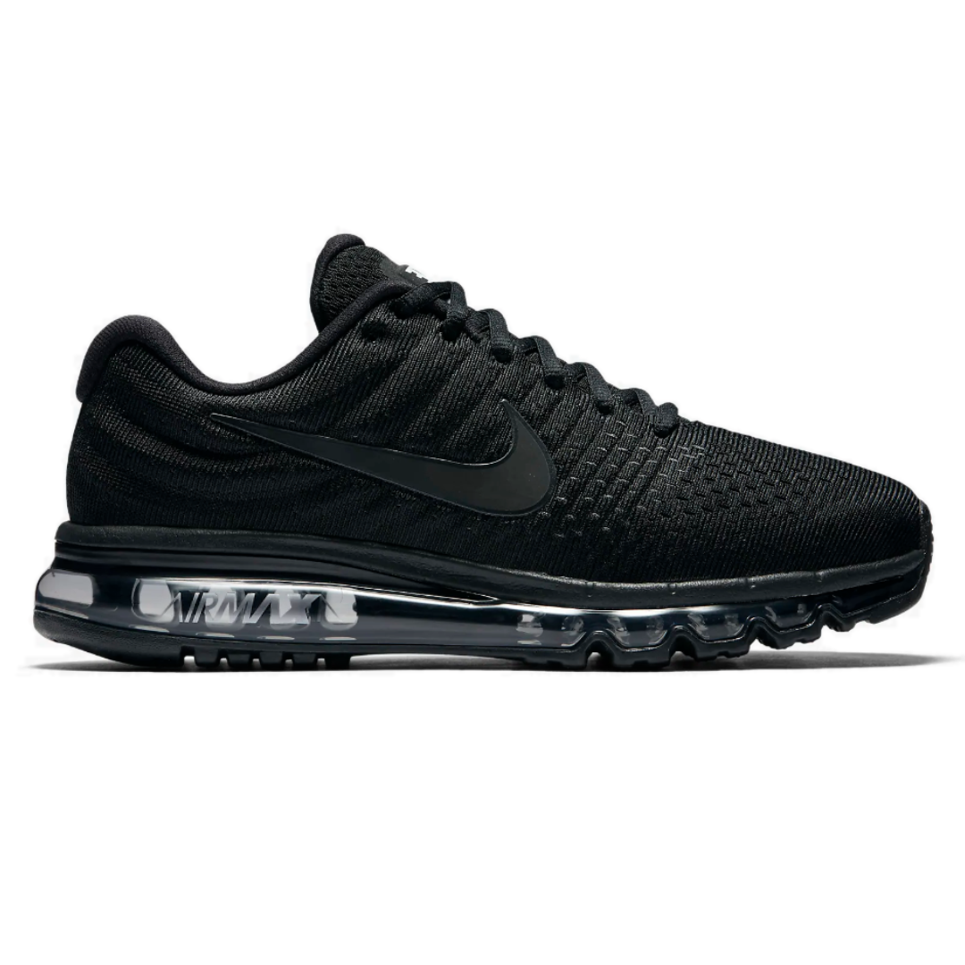 Mens Nike Air Max 2017 Triple Black RaysLocker