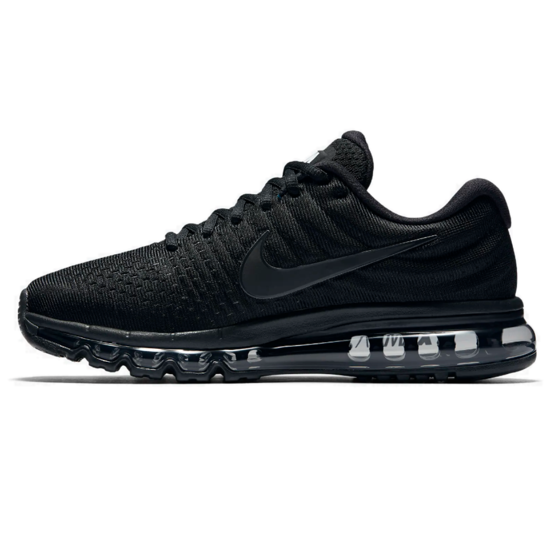 Mens Nike Air Max 2017 Triple Black RaysLocker