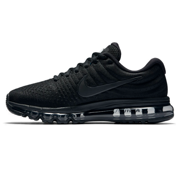 Mens Nike Air Max 2017 Triple Black RaysLocker