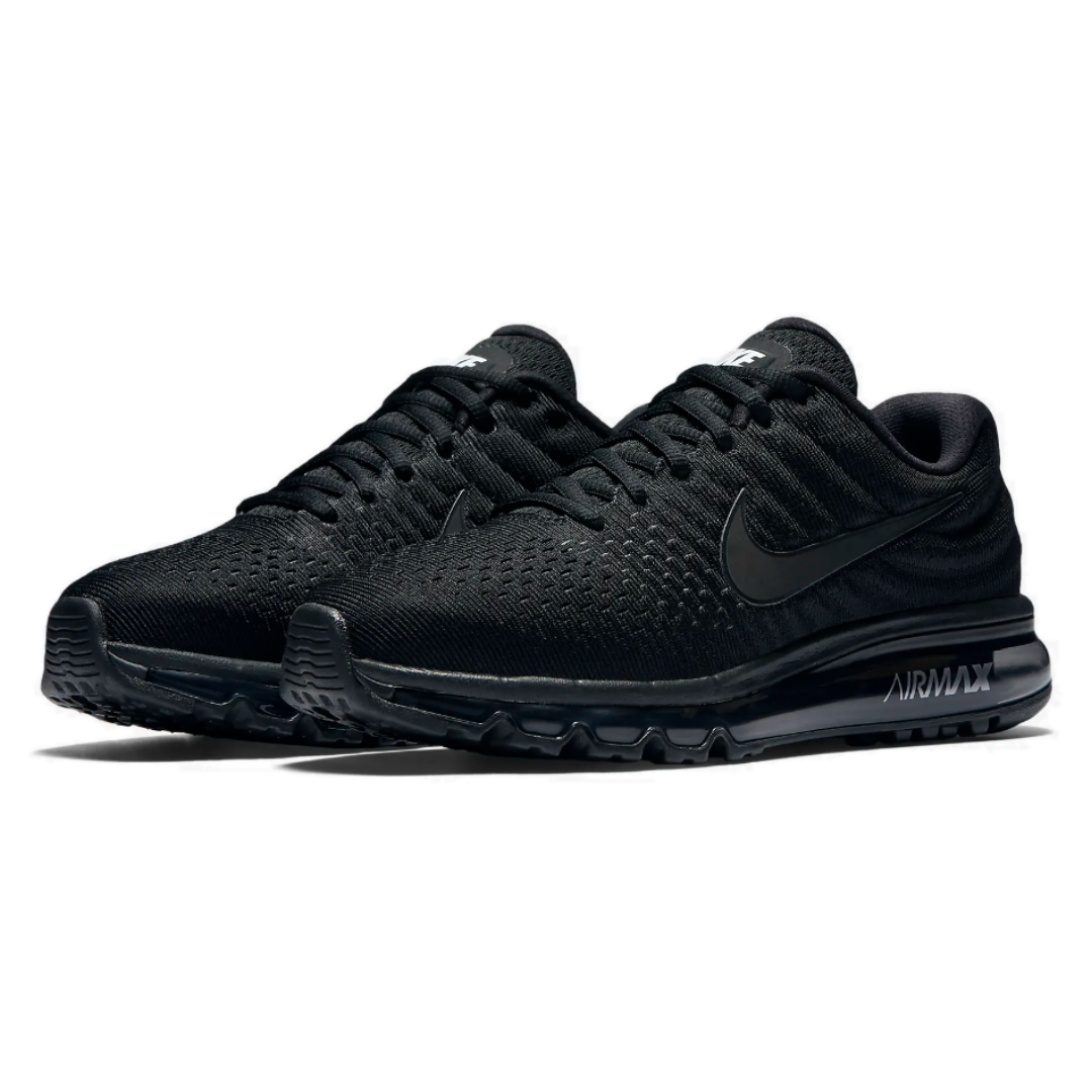 Mens Nike Air Max 2017 Triple Black RaysLocker