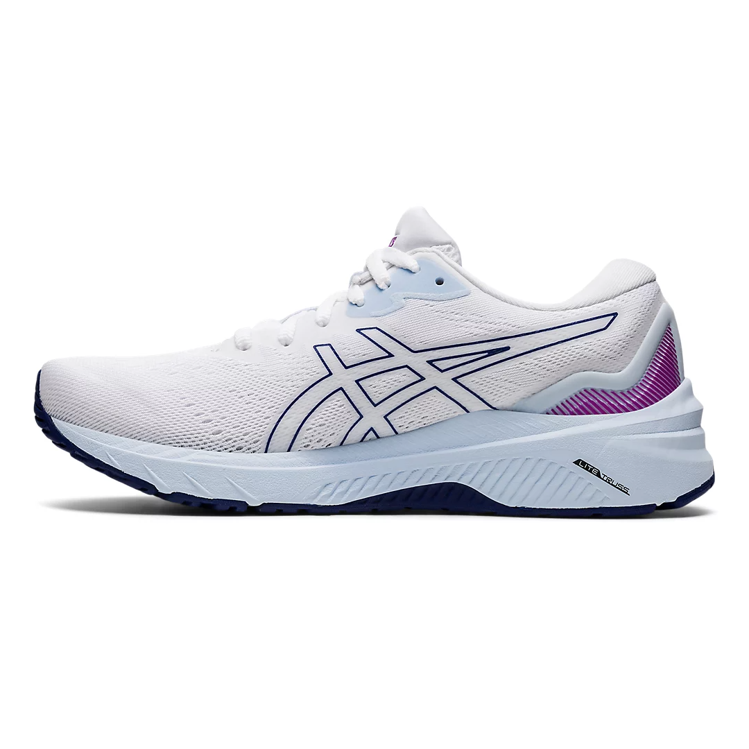 Womens Asics GT 1000 11 White Dive Blue RaysLocker