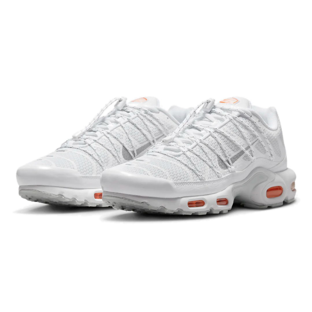 Nike air max plus all deals white