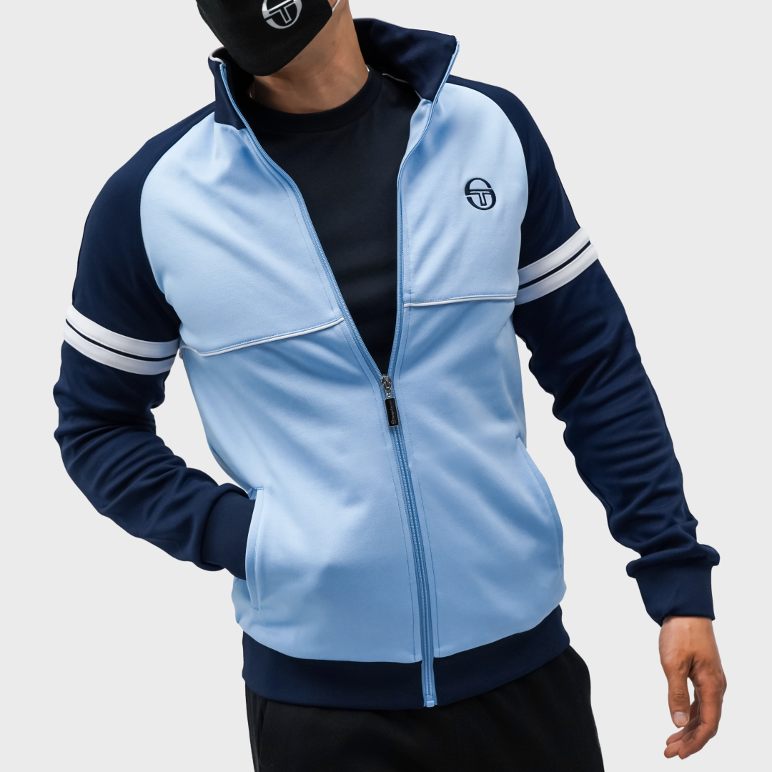 Baby blue track on sale jacket