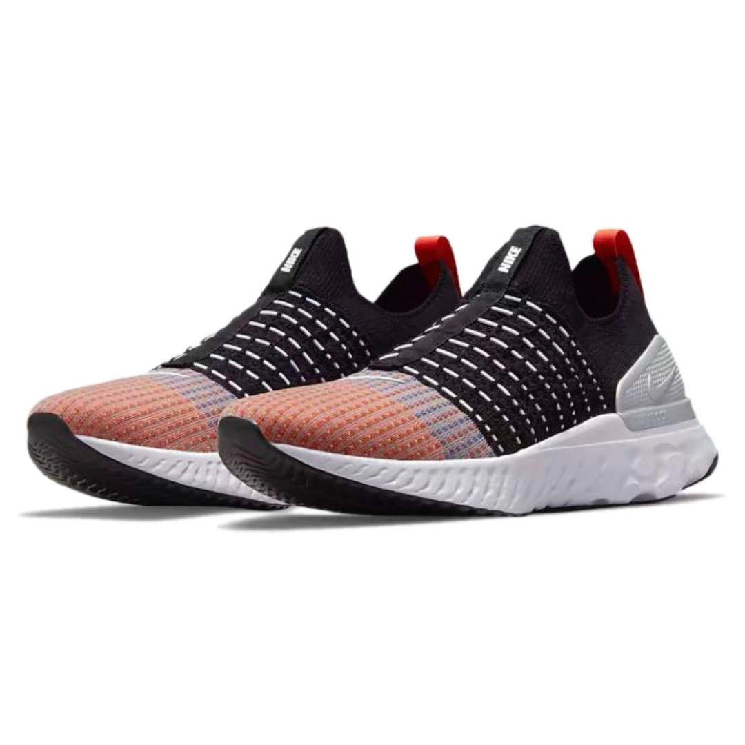 Nike react sales flyknit orange