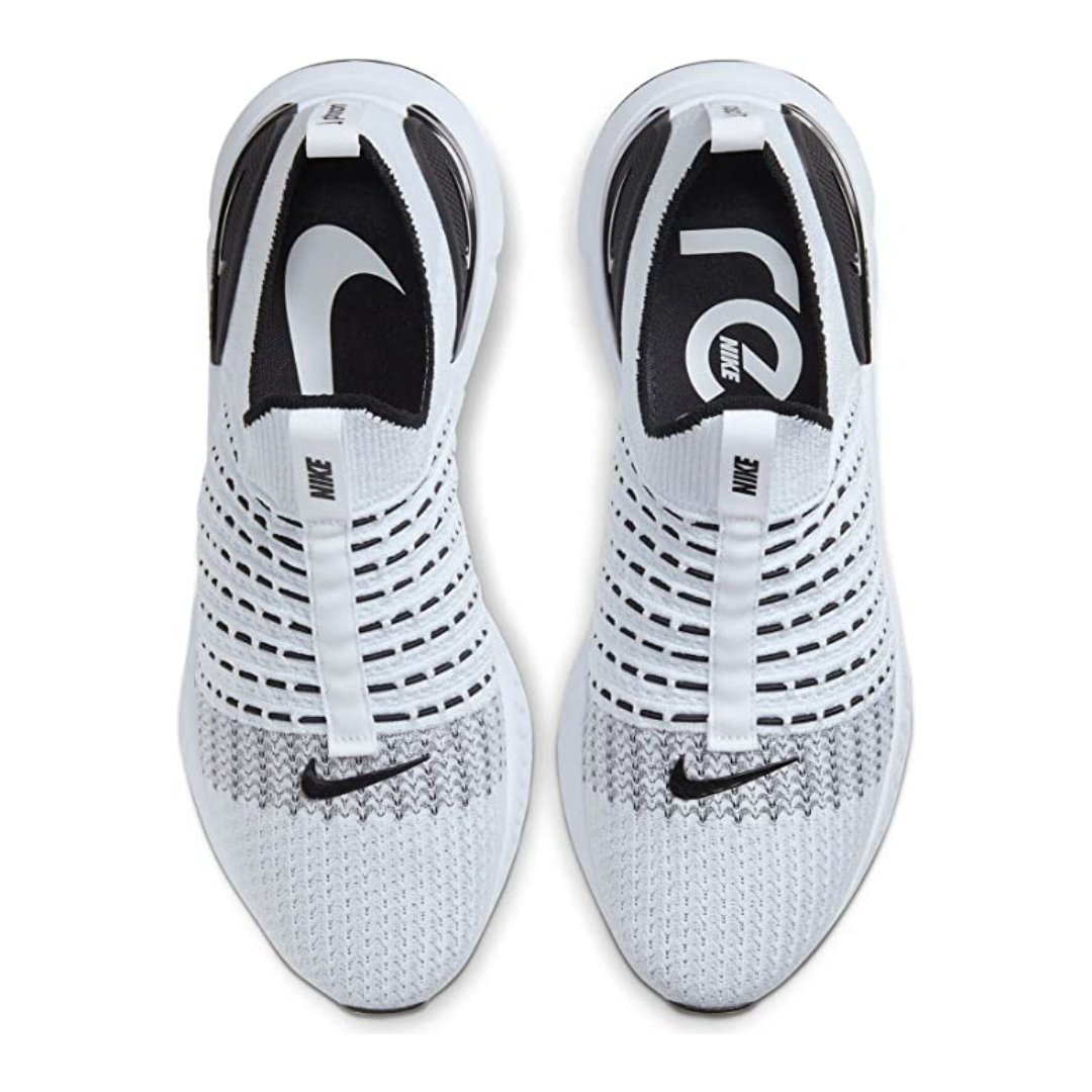 Mens Nike Phantom React Flyknit 2 True White Black RaysLocker