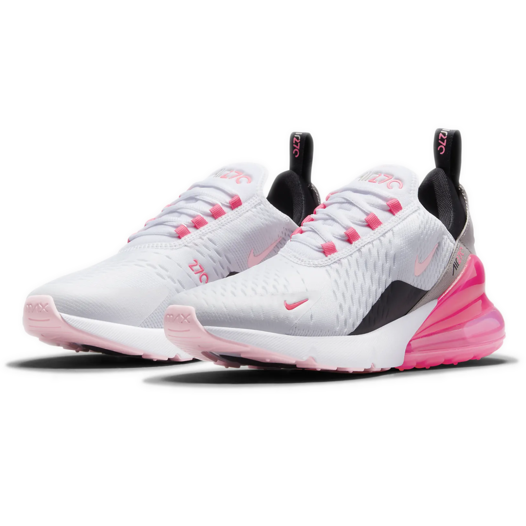 Womens nike air max 270 black and hot sale pink