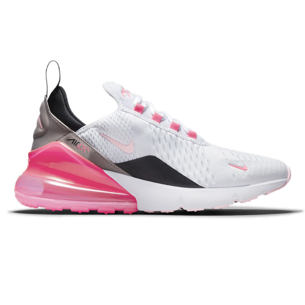 Nike air max 270 pink best sale and white