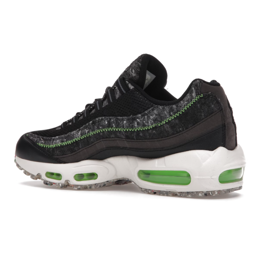 Mens Nike Air Max 95 SE Black Electric Green RaysLocker