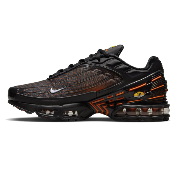 Mens Nike Air Max Plus TN 3 Black Safety Orange RaysLocker