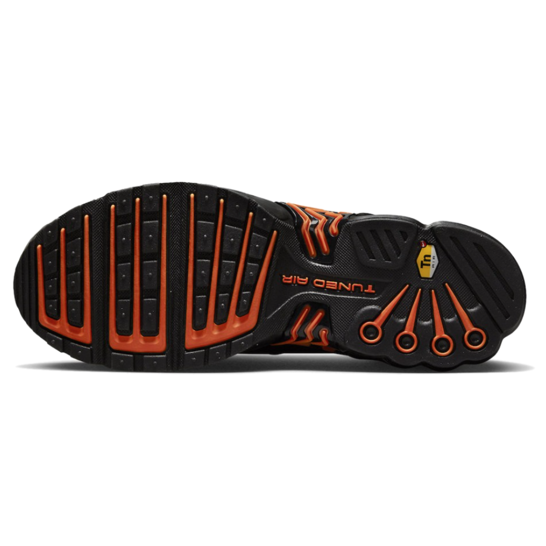 Nike tuned 1 noir orange sales