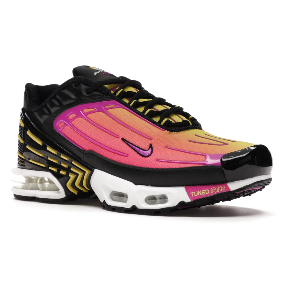 Nike air max plus iii clearance black violet and pink