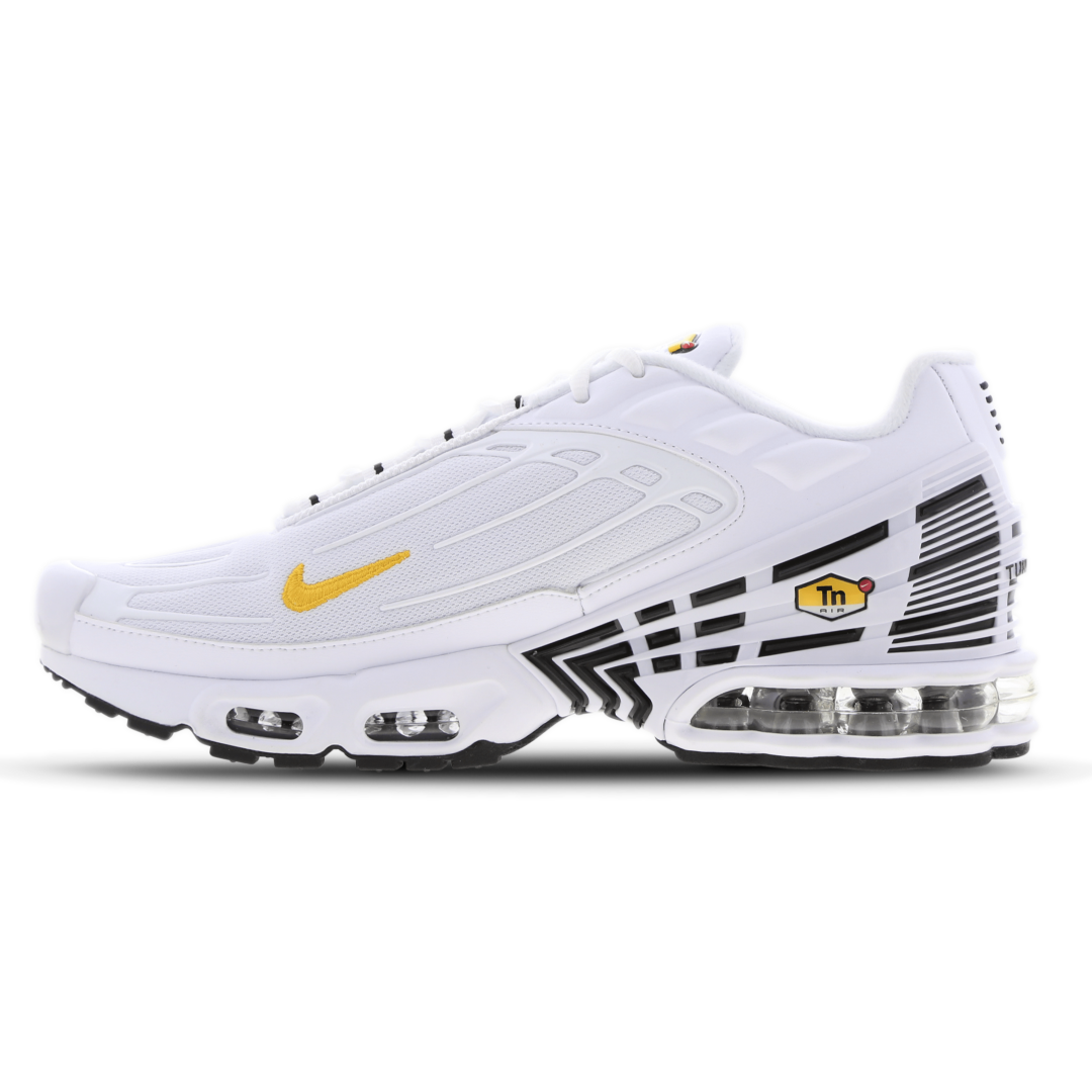 Nike air max plus tn white and gold on sale