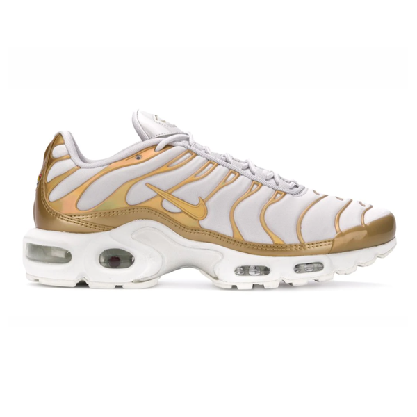 Womens Nike Air Max Plus TN Metallic Gold Vast Grey RaysLocker