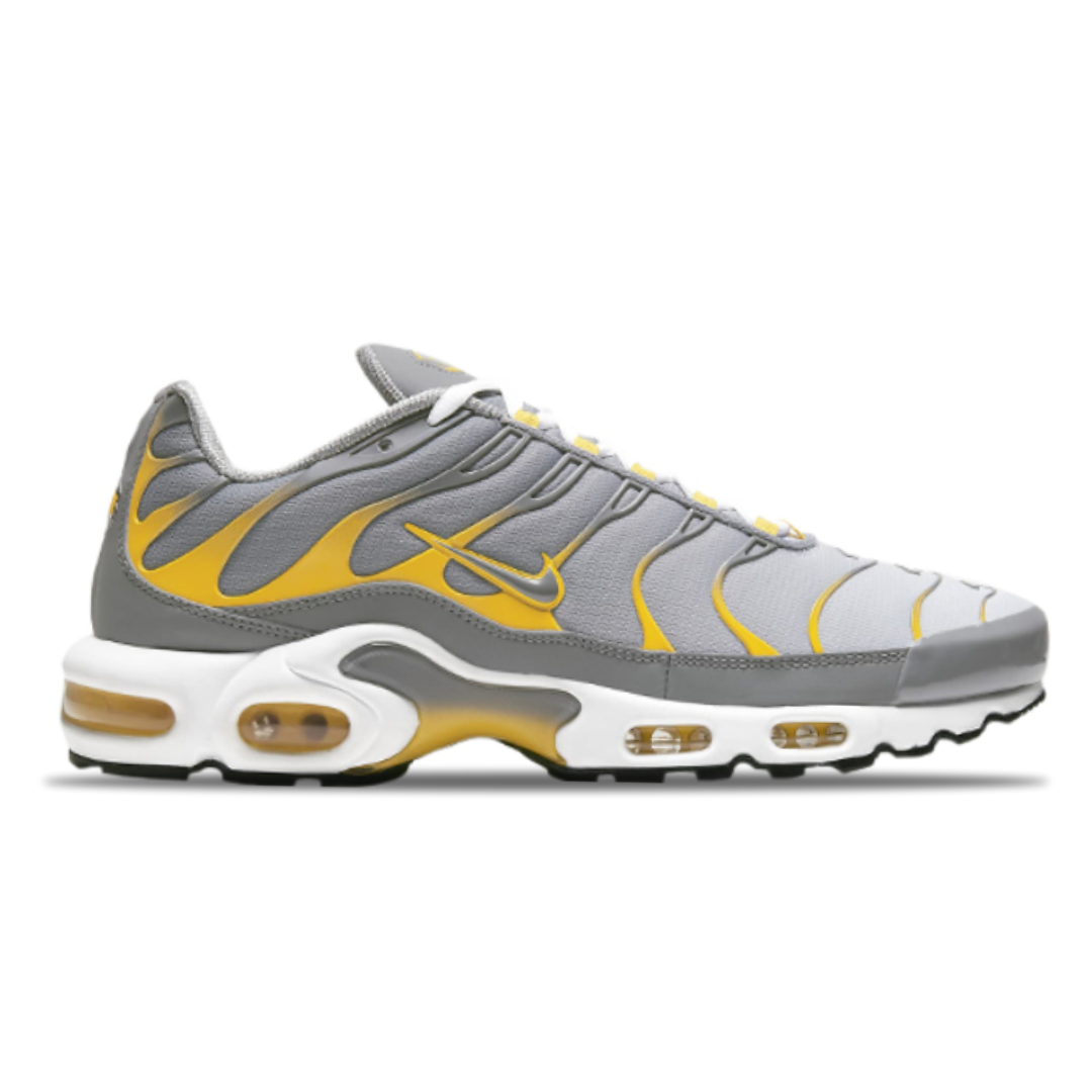 Mens Nike Air Max Plus TN Particle Grey/Sulphur – RaysLocker