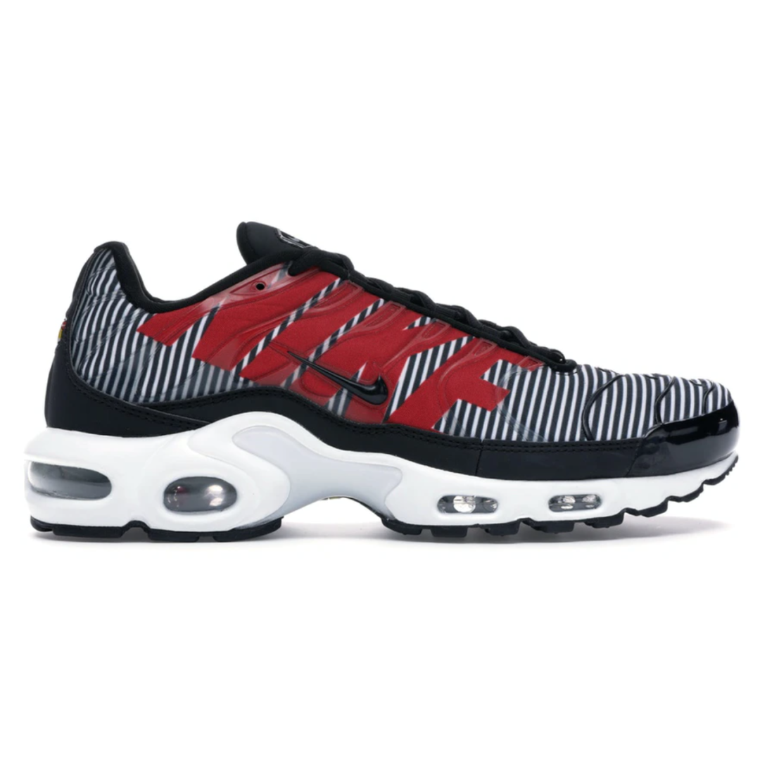 Mens Nike Air Max Plus TN SE Black White Pure Platinum RaysLocker