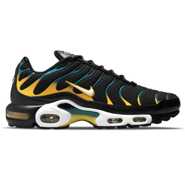 Mens Nike Air Max Plus TN Black University Gold RaysLocker