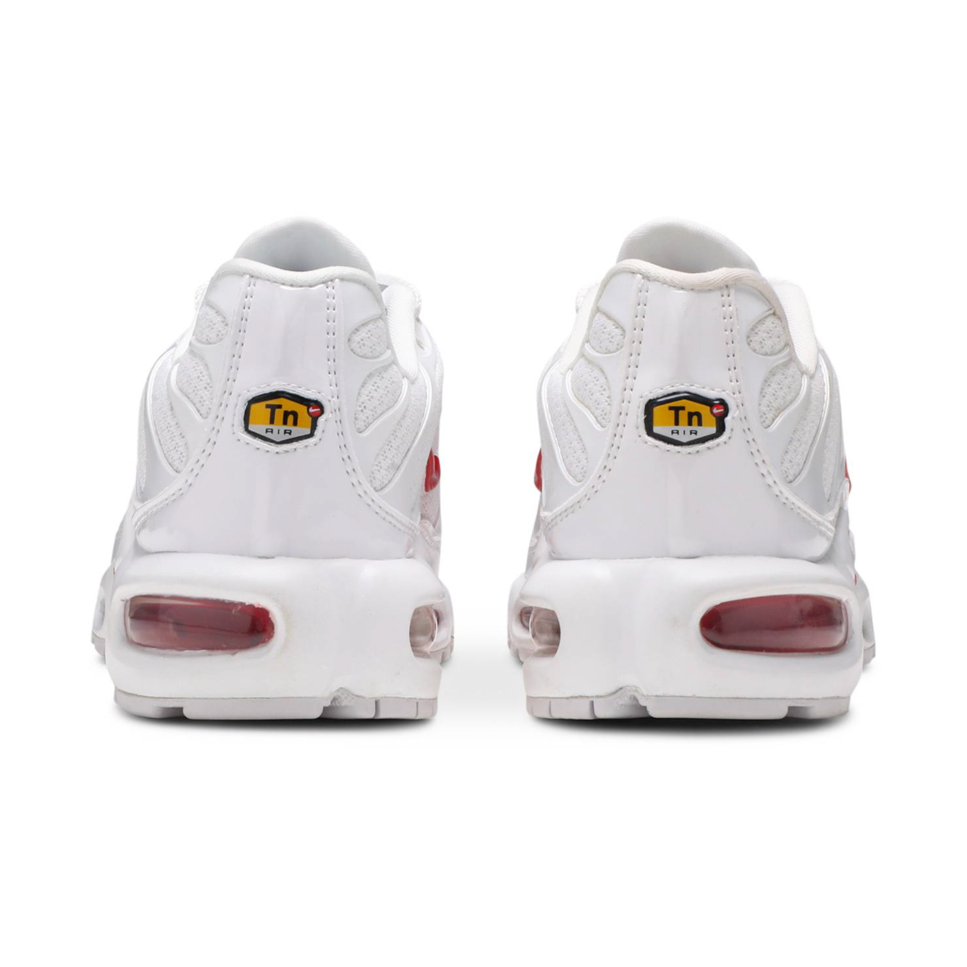 Air max plus womens white and red best sale