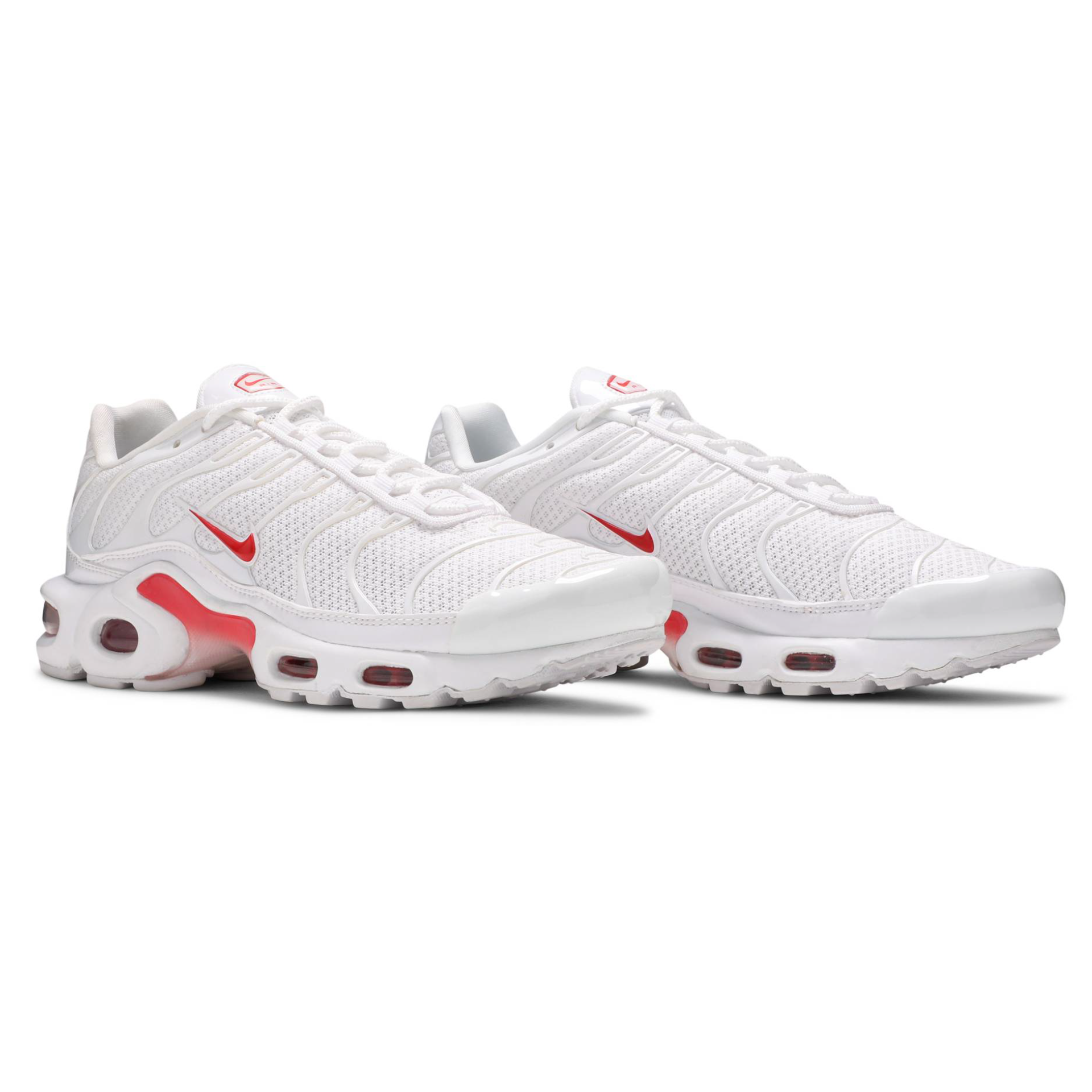 Nike air max plus womens white and red outlet