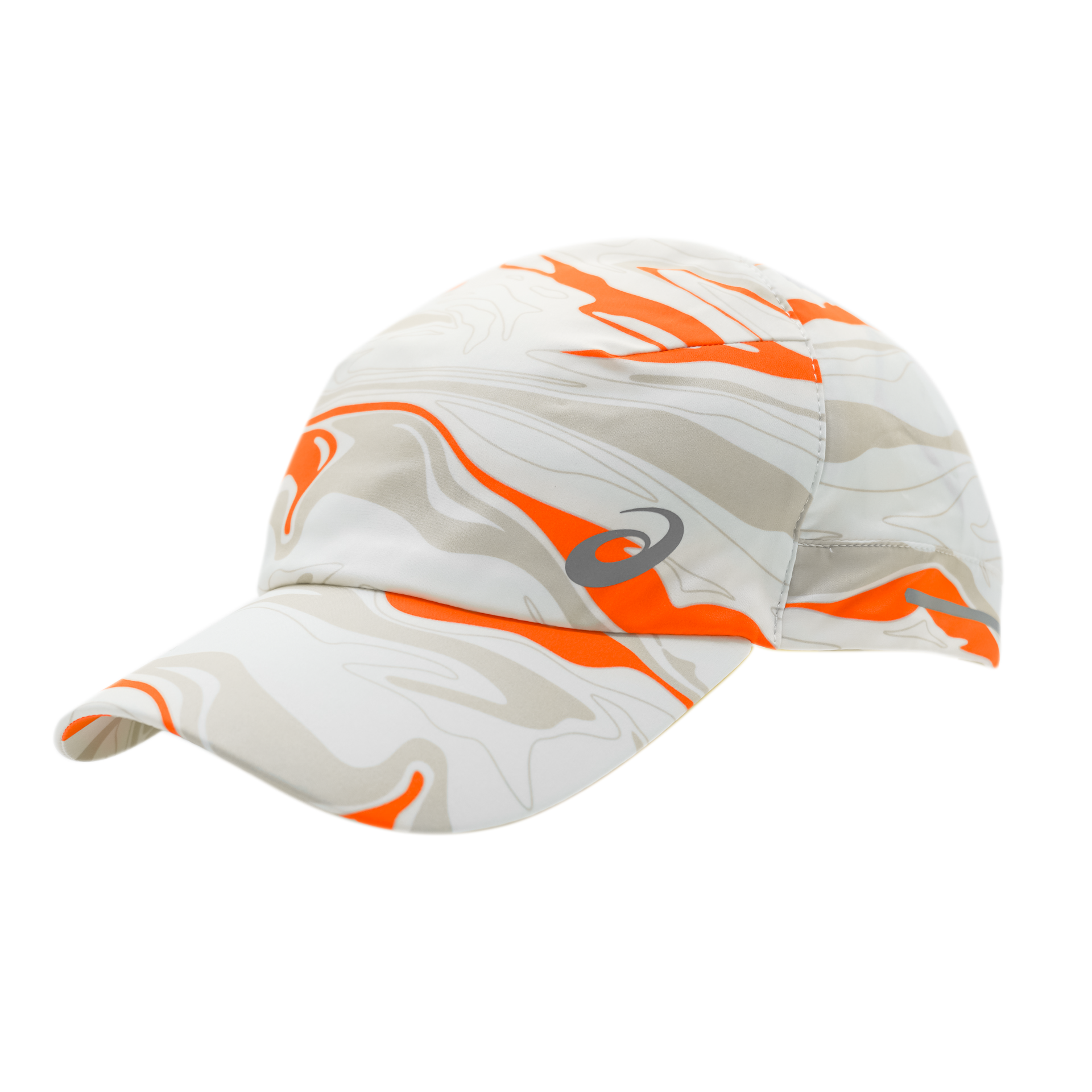 Mens Asics Graphic Woven Hat White/Orange Camo