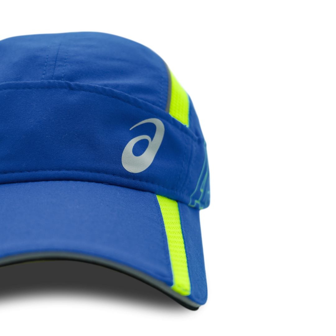 Asics Essential Running Hat Blue/Volt