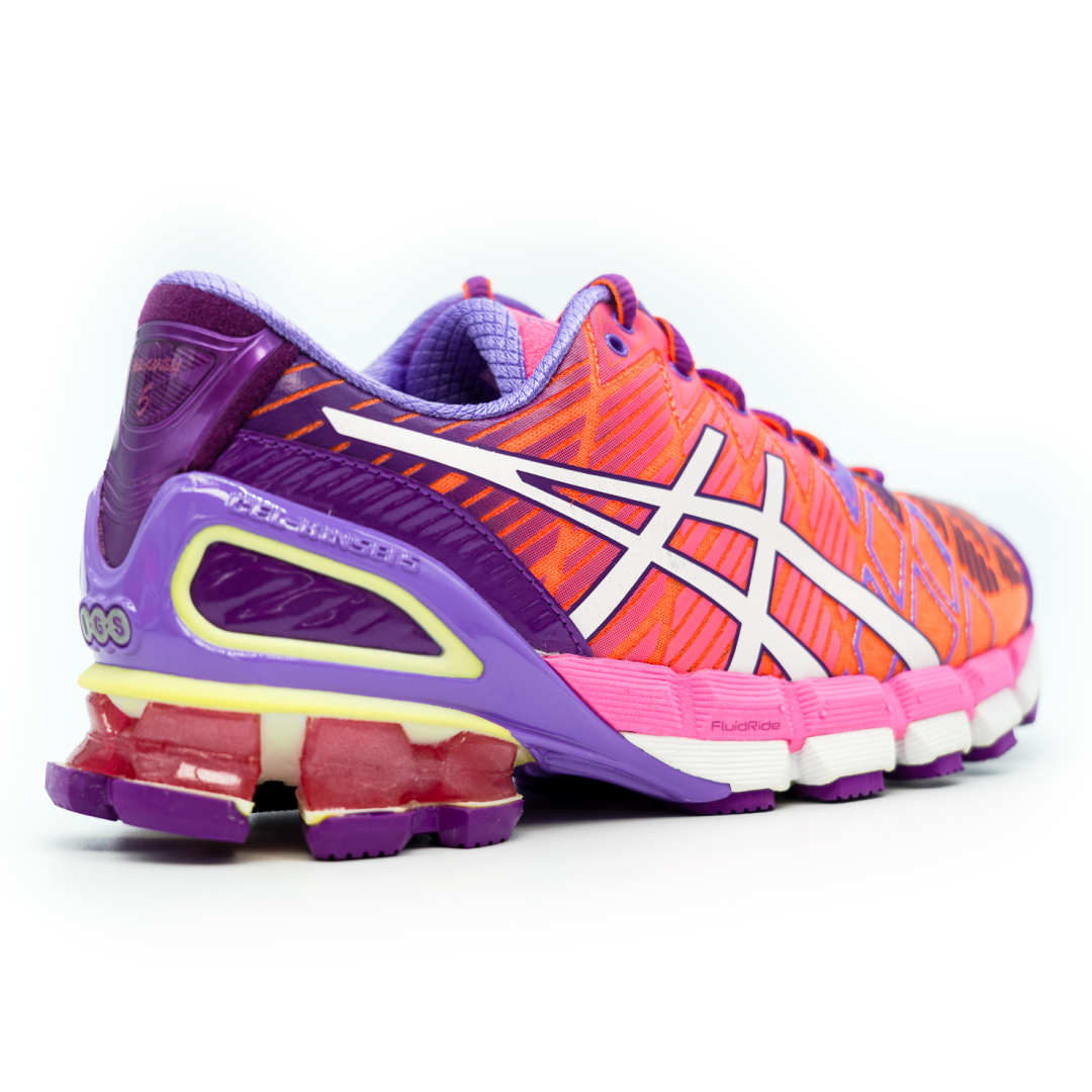 Womens Asics Gel Kinsei 5 Flash Orange Purple White RaysLocker