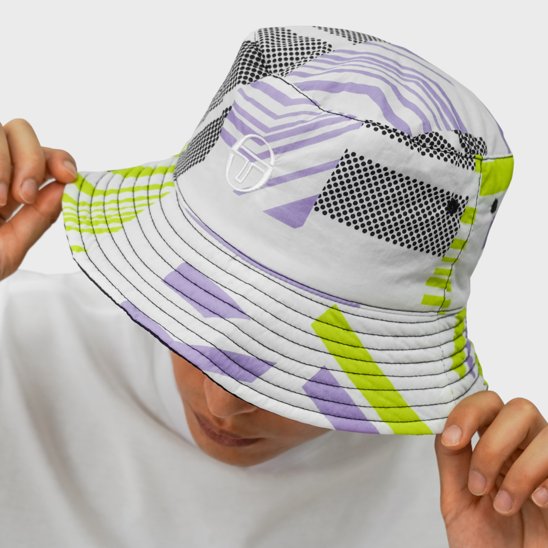 Sergio Tacchini Reversible Print Bucket Hat