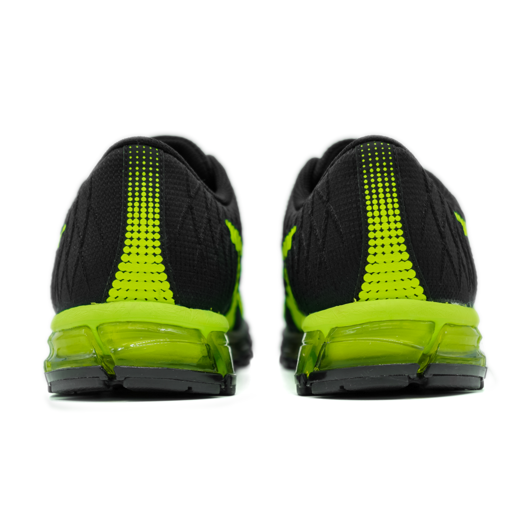 Mens Asics Gel Quantum 180 4 Performance Black Flash Yellow