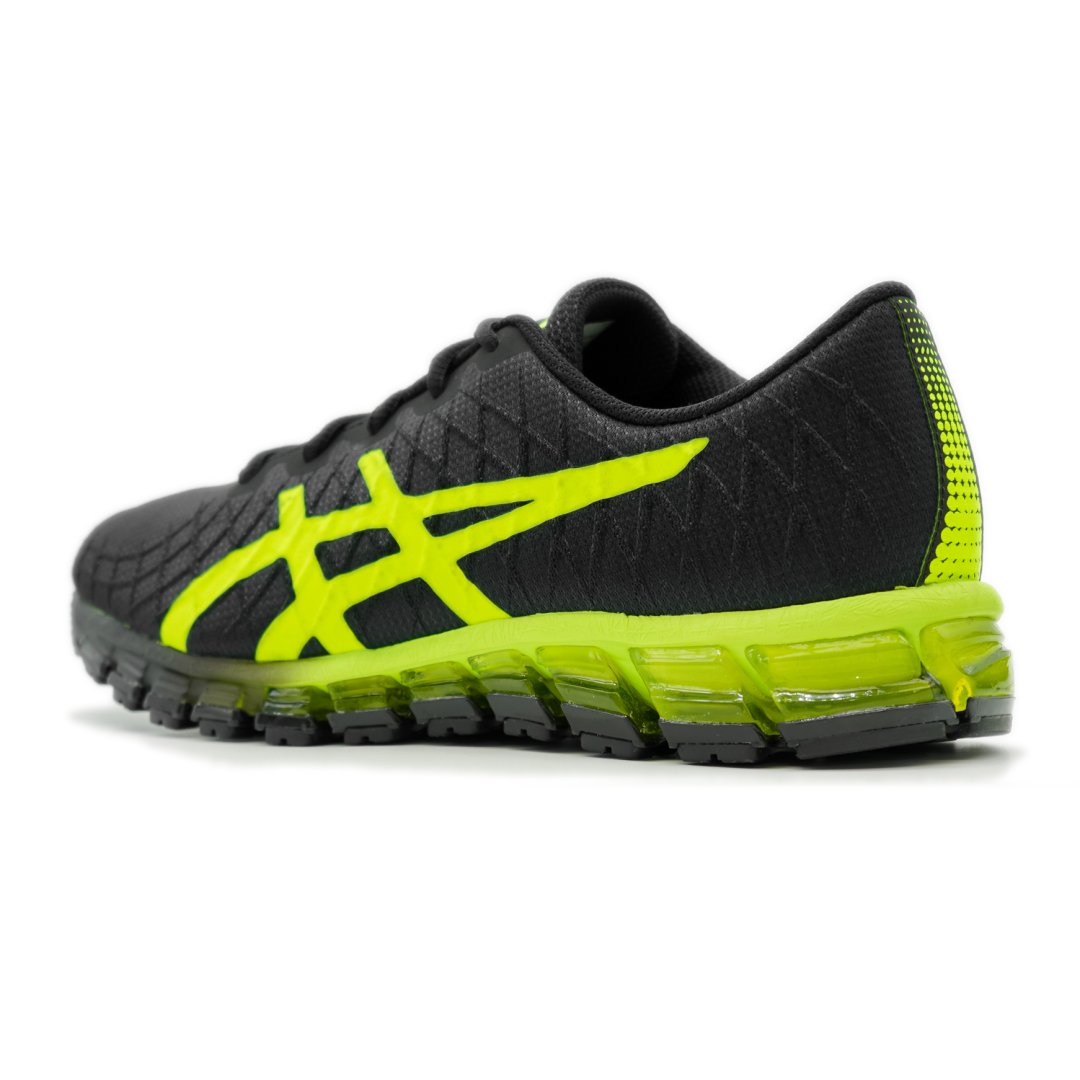 Mens Asics Gel Quantum 180 4 Performance Black Flash Yellow
