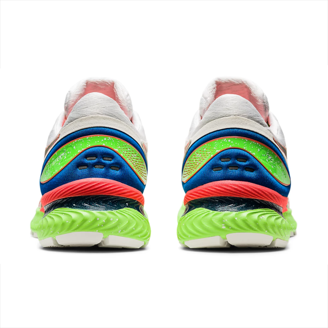 Mens Asics Gel Nimbus 22 Lite Show White Sunrise Red RaysLocker