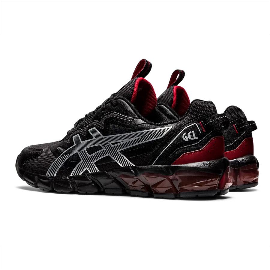 Mens Asics GelQuantum 90 Black/Classic Red RaysLocker