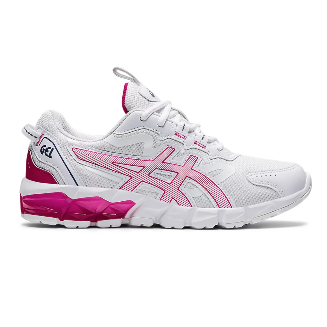 asics white pink