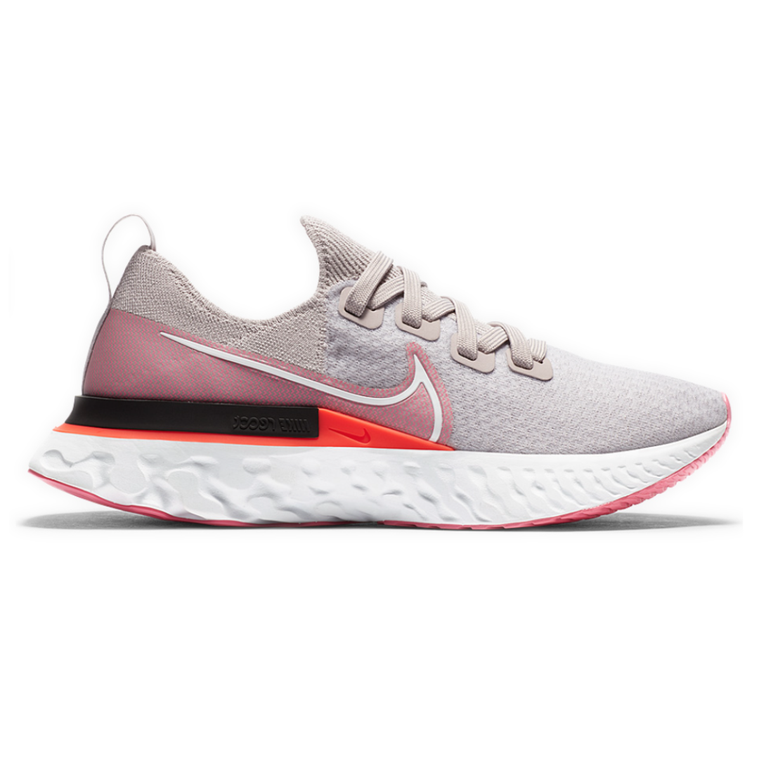 Womens Nike Infinity React Flyknit Voilet Ash/Pink Glow