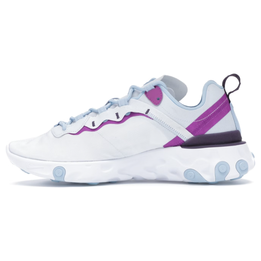 Womens Nike React Element 55 Football Grey/Psychic Blue