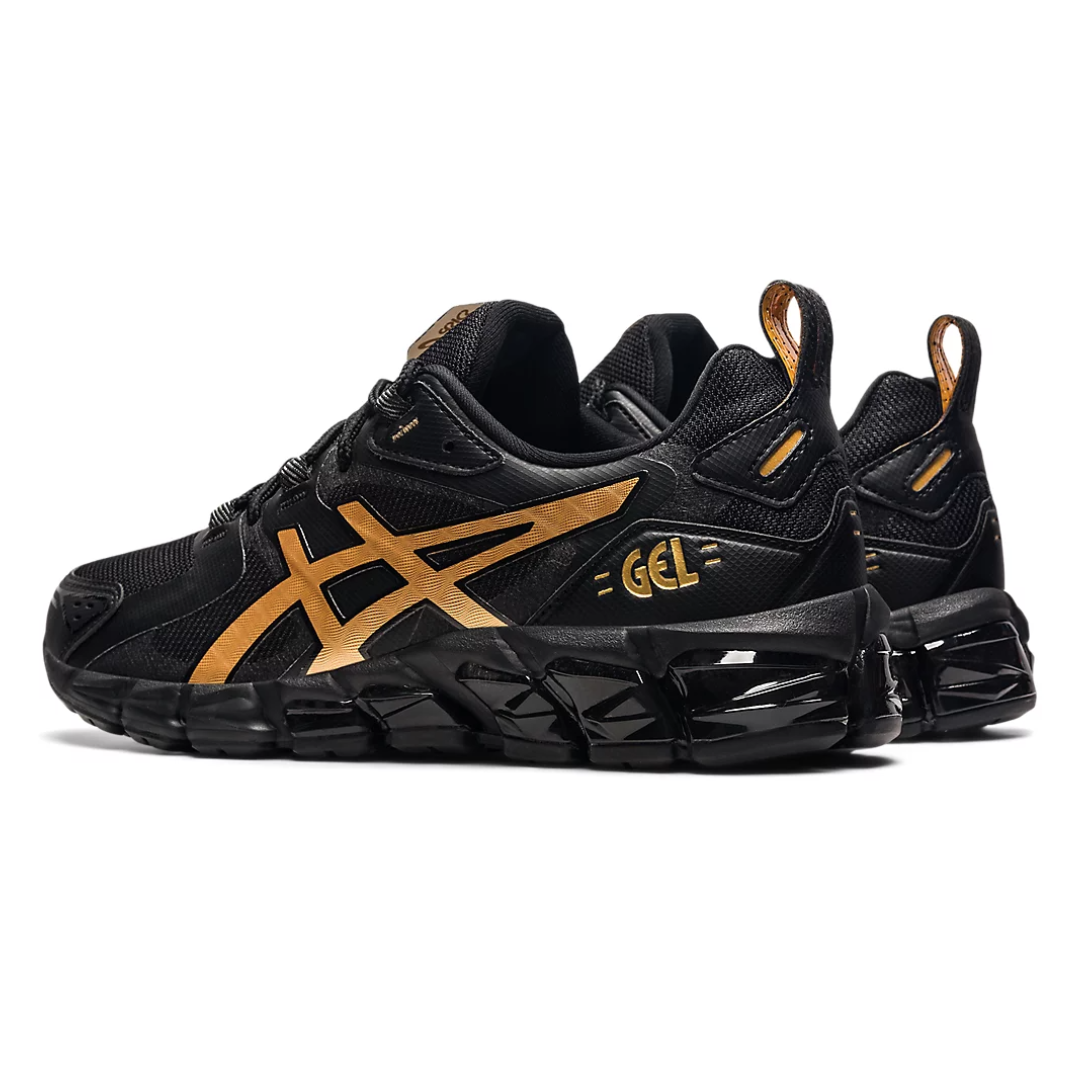 Womens Asics Gel Quantum 180 Black Pure Gold RaysLocker