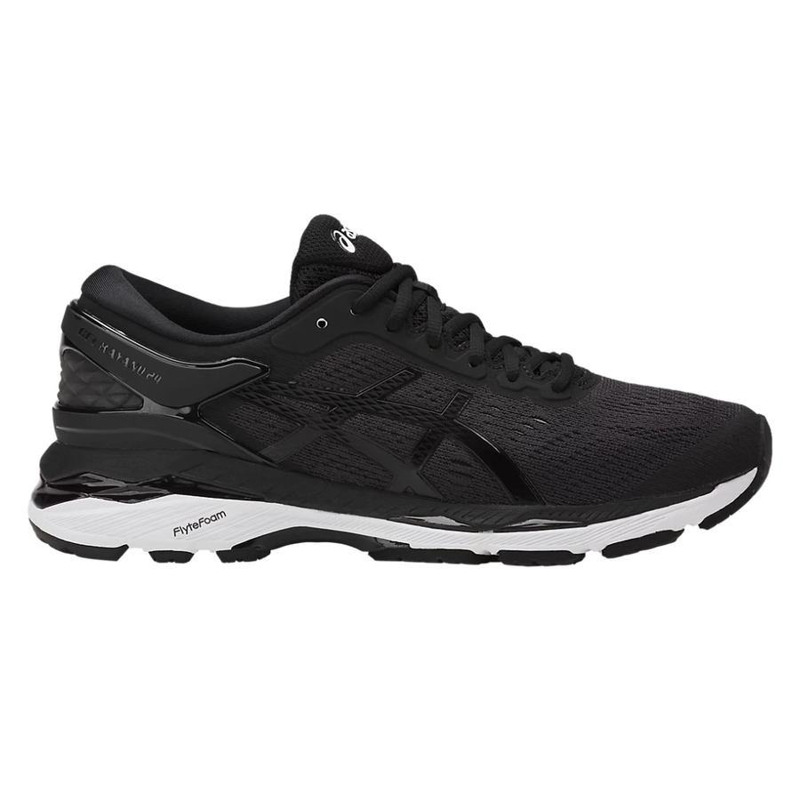 gel kayano 24 black phantom white