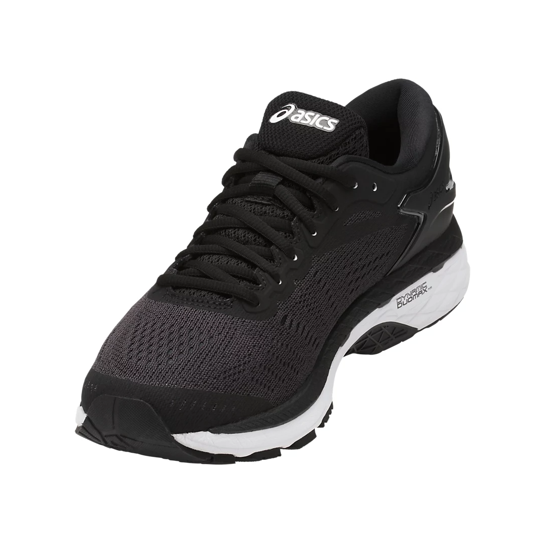 gel kayano 24 black phantom white