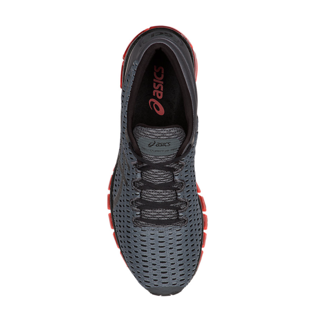 Asics gel quantum top 360 carbon black orange