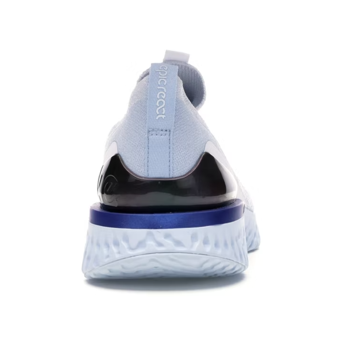 Nike epic react flyknit sales 2 white hydrogen blue