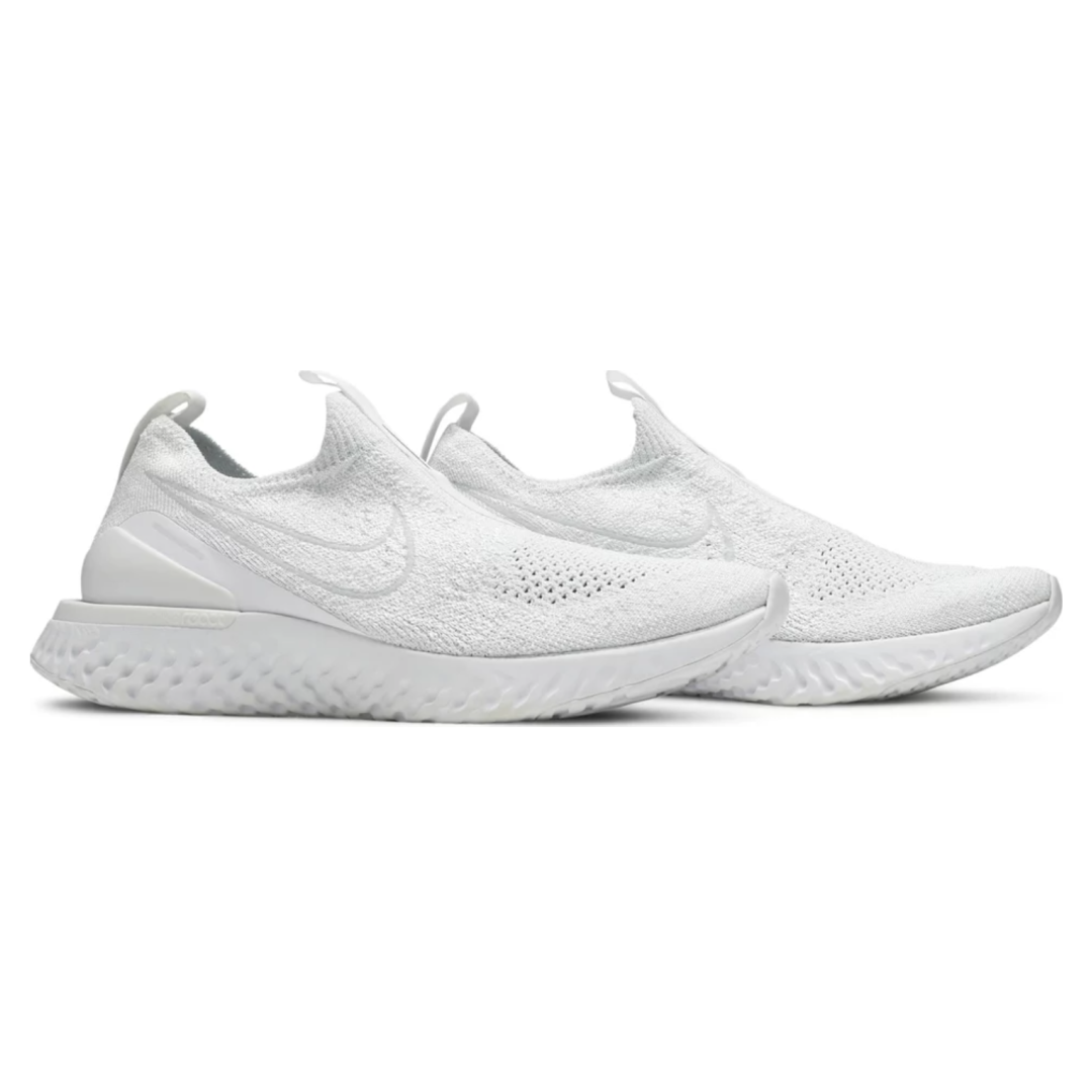 Womens Nike Epic Phantom React Flyknit White RaysLocker