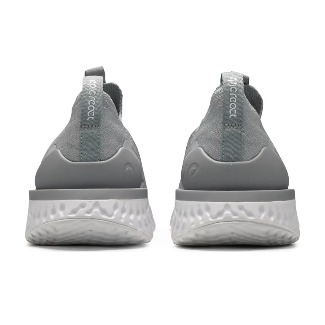 Mens Nike Epic Phantom React Flyknit Wolf Grey RaysLocker