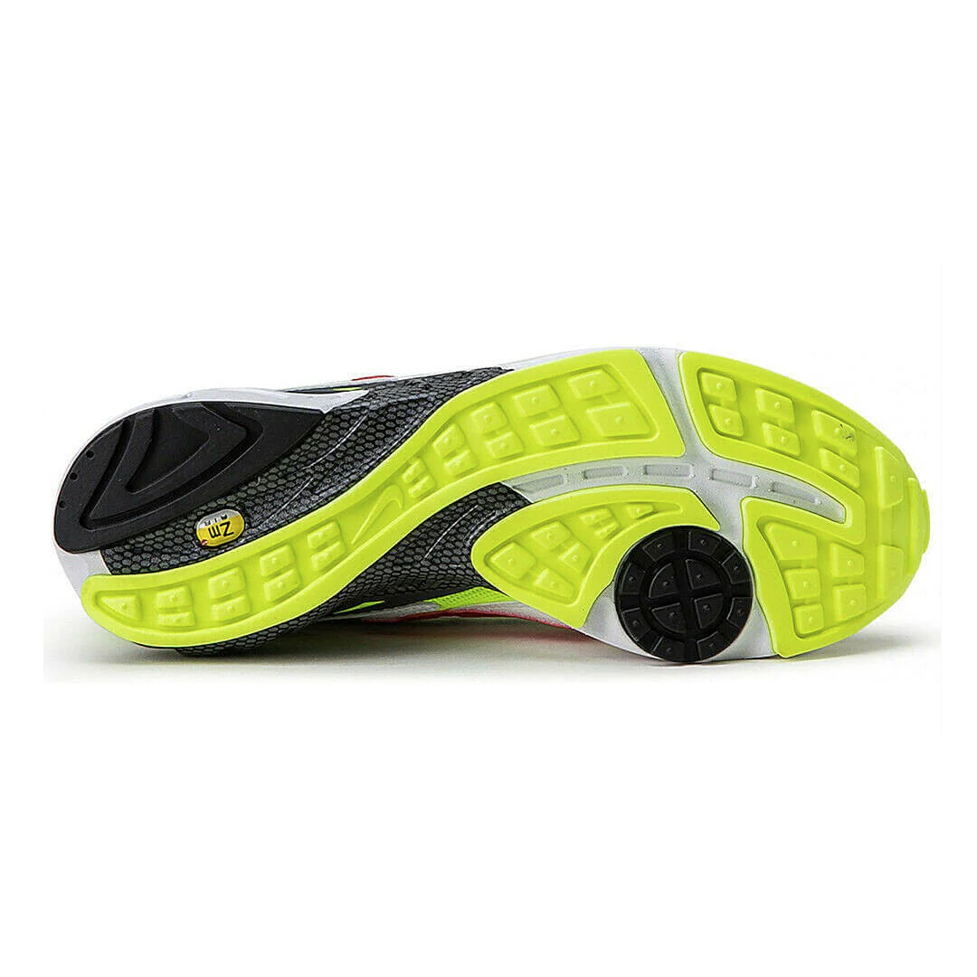 Mens Nike Air Ghost Racer White/Atom Red-Neon Yellow