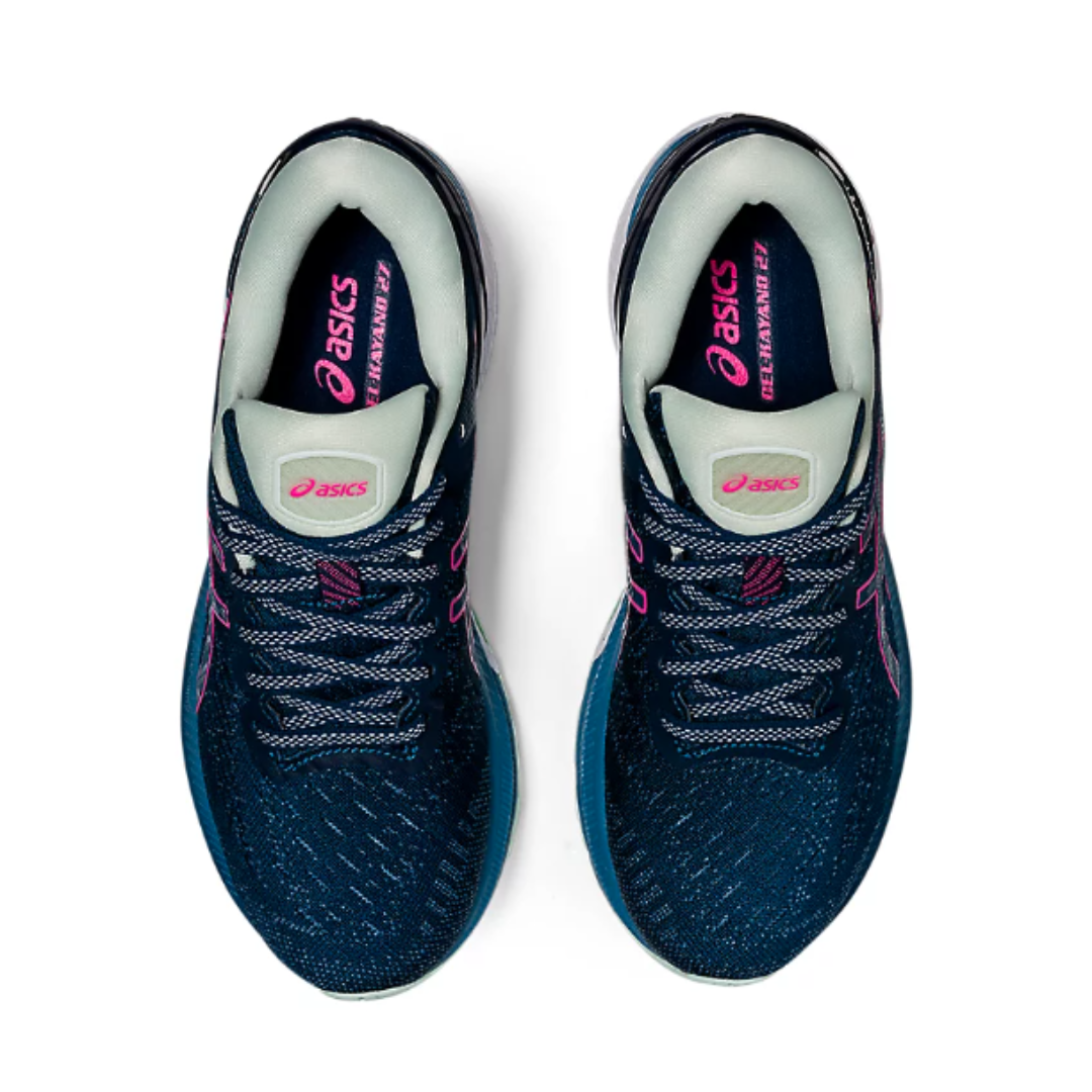 Womens Asics Gel Kayano 27 Mako Blue Hot Pink RaysLocker