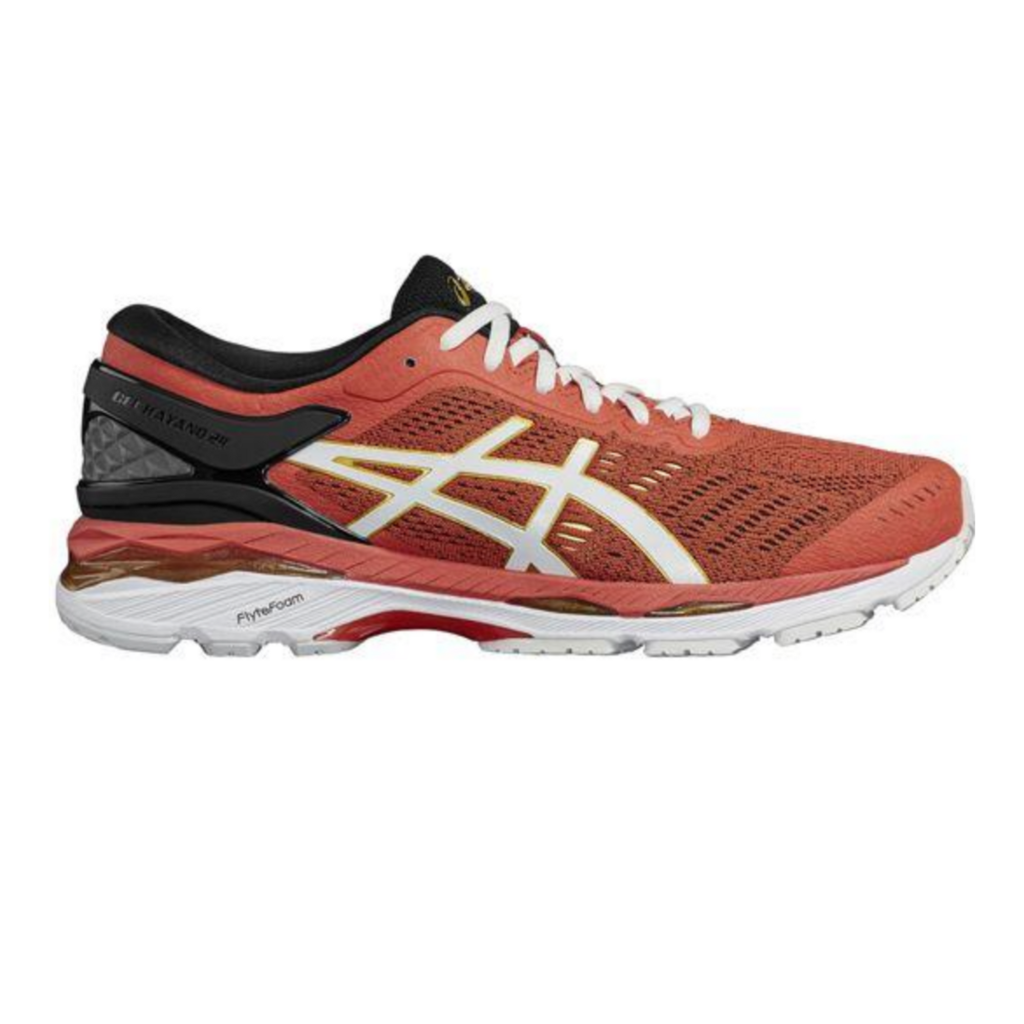 Womens Asics Gel-Kayano 24 Red Clay/Rich Gold