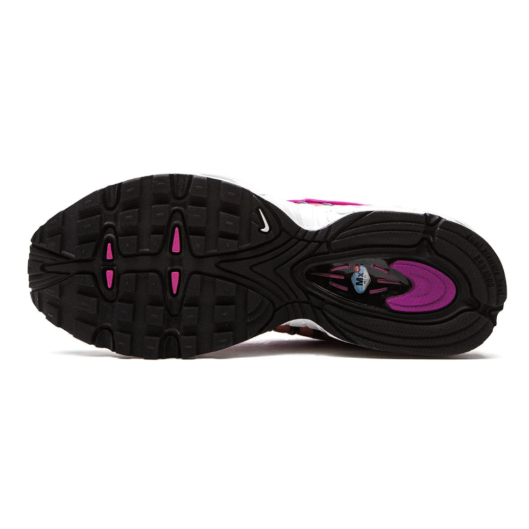 Womens Nike Tailwind IV Fire Pink/Black/White